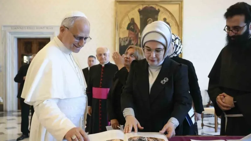 Emine Erdoğan, Papa 14. Leo ile görüştü –  Ankara Haber